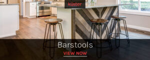Barstools are a great furniture piece for kitchens, breakfast bars, and more. Küster Design has curated a collection of beautiful and well-made pieces.