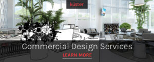 Küster Design is a commercial design firm offering interior design consulting and services for offices and other commercial workspaces in the Midwest.