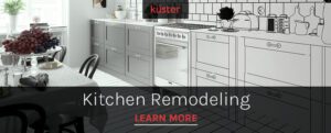 Küster Design can help you plan your kitchen remodeling from flooring, countertops, paint color, and more to create a gorgeous and stylish kitchen. Take the kitchen remodeling quiz to get started.